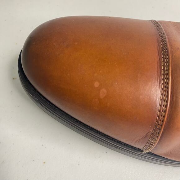 Florsheim Brown Oxford Mens Dress Shoes Leather Comfort Tie 14EEE Wide Office - Picture 8 of 16